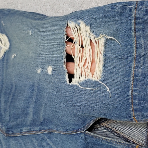 Rag & Bone | Denim Distressed Jean Skirt | size 28 - Picture 7 of 10